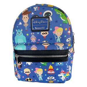 Disney Parks Disney Pixar Loungefly Chibi Characters Mini Backpack